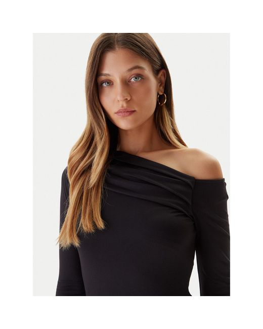 Guess Black Bluse W5Bp08 K1492 Slim Fit