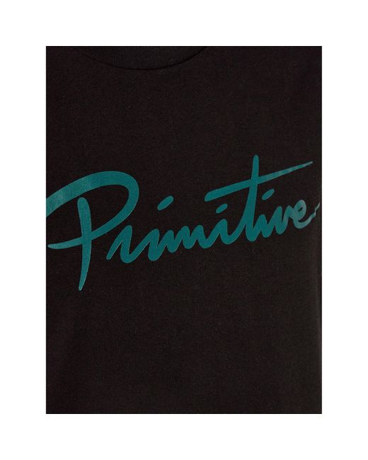 Primitive Skateboarding T-Shirt Nuevo Papfa2309 Regular Fit in Black für Herren