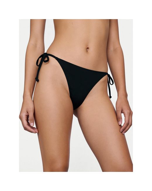 Roxy Black Bikini-Unterteil Solid Essentials Erjx405209
