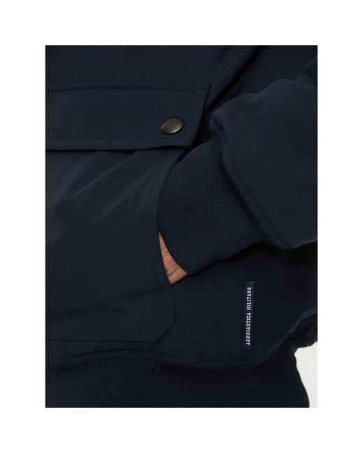 Aeronautica Militare Übergangsjacke 242Ab2182Ct3245 Regular Fit in Blue für Herren