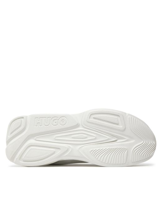 HUGO Sneakers leon runn cvpu 50517096 beige 101 in White für Herren