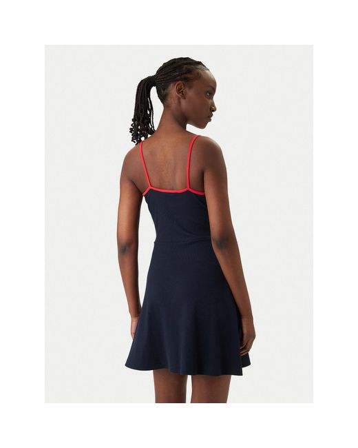 Tommy Hilfiger Blue Kleid Für Den Alltag Dw0Dw22335 Slim Fit