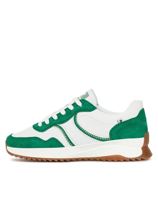 Rieker Green Sneakers W1302-80 Weiß