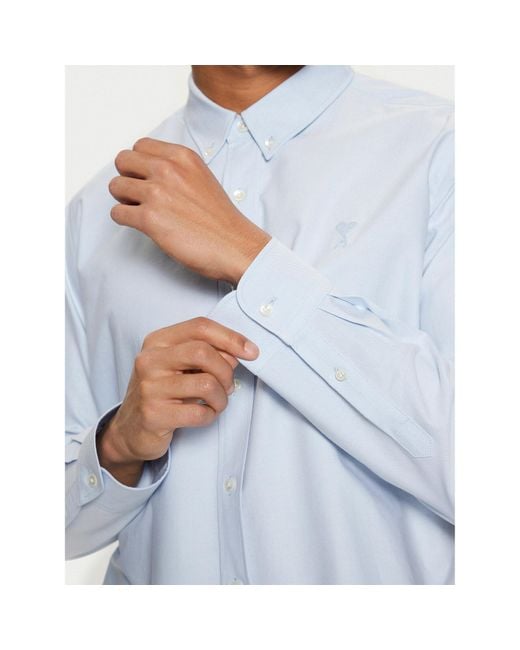 AMI Hemd Ush060.Co0031 Regular Fit in White für Herren