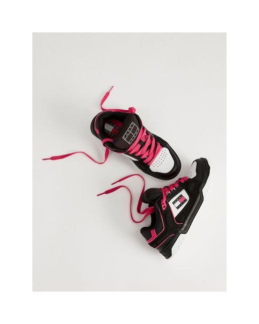 Tommy Hilfiger Black Sneakers Wmn Skate Low En0En02053