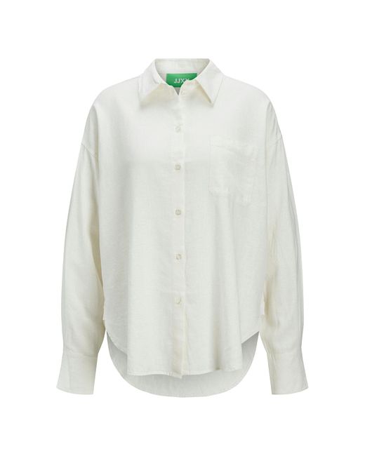 JJXX White Hemd Jamie 12269668 Oversize