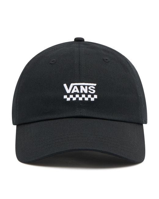 Vans Black Cap Court Side Hat Vn0A31T6J0Z1