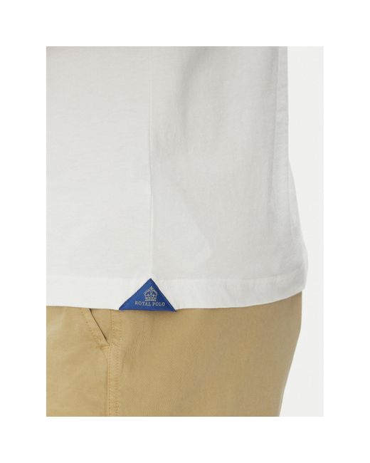 La Martina T-Shirt Aloysius Marg30 Js206 Regular Fit in White für Herren