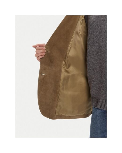 Weekend by Maxmara Brown Lederjacke Rolanda 2525446071650 Oversize