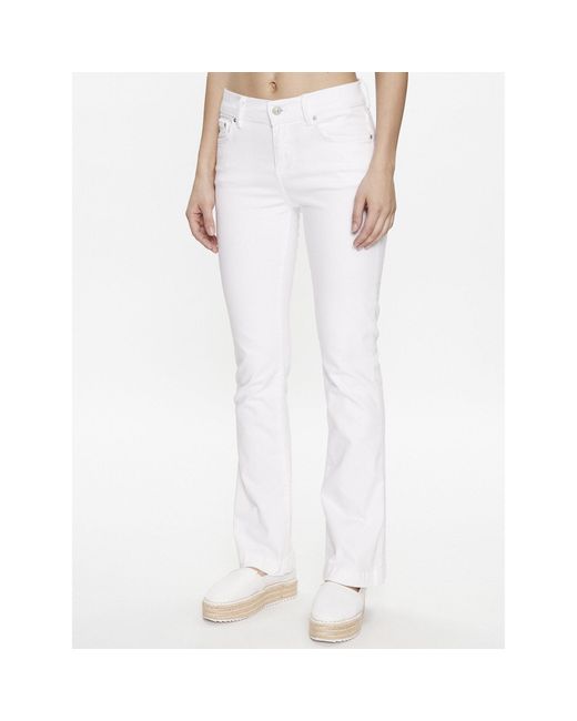 Ltb White Jeans Fallon 51367 14776 Weiß Flare Fit