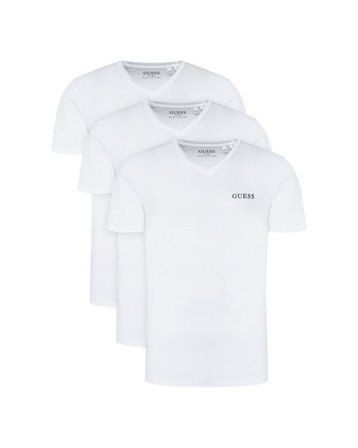 Guess 3Er-Set T-Shirts U5Bg58 Kcam1 Regular Fit in White für Herren