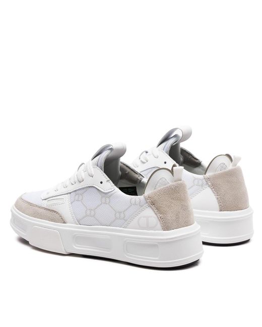 Twin Set White Sneakers 241Tcp210 Weiß