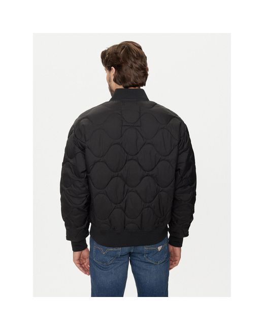 Tommy Hilfiger Bomberjacke Mw0Mw37341 Regular Fit in Black für Herren