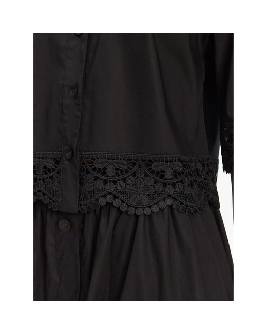 Twinset Black Hemd 251Tt2093 Loose Fit