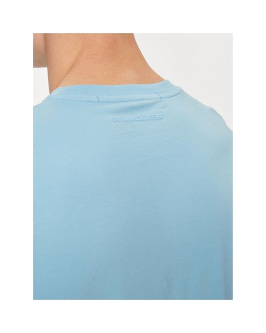 Karl Lagerfeld T-Shirt 755055 542221 Regular Fit in Blue für Herren