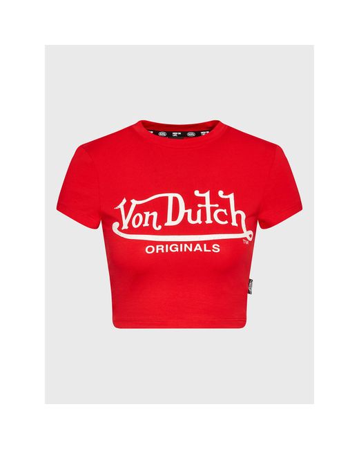 Von Dutch Red T-Shirt Arta 6230046 Regular Fit