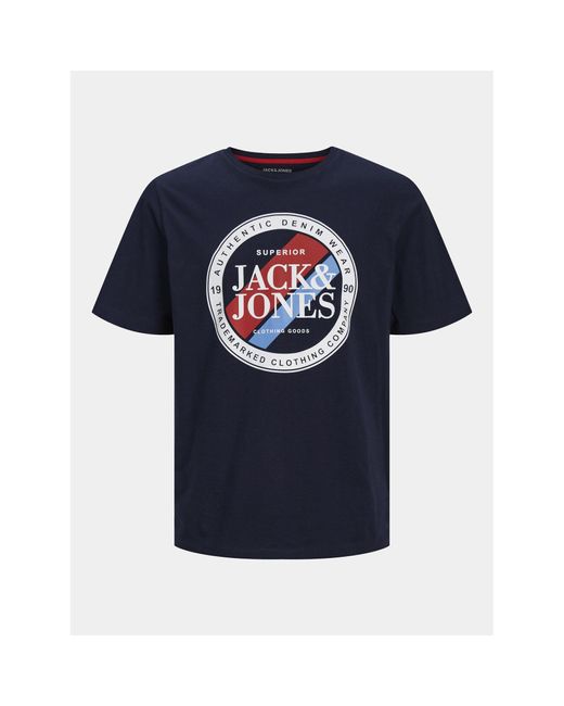 Jack & Jones 2Er-Set T-Shirts Loyd & Loof 12256960 Standard Fit in Blue für Herren