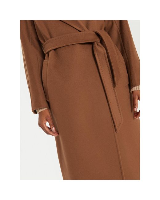 Weekend by Maxmara Brown Wollmantel Resina 2425016092 Regular Fit