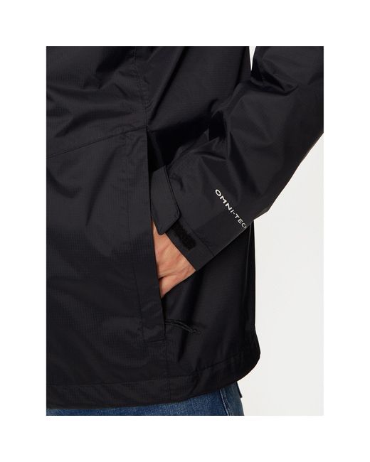 Columbia Regenjacke Pouring Adventure Iii 2117171 Regular Fit in Black für Herren