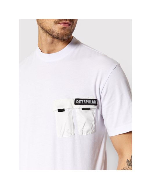 Caterpillar T-Shirt 2511870 Weiß Regular Fit in White für Herren