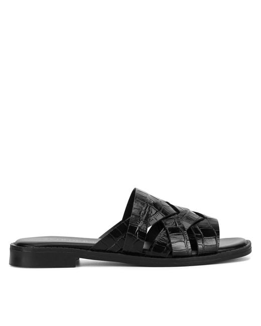 Sergio Bardi Black Pantoletten Rst-D1079-01Sb