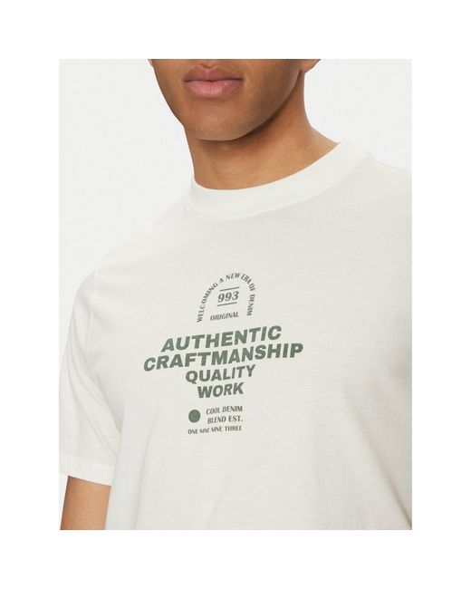 Blend 3Er-Set T-Shirts Bhjesper 20718778 Regular Fit in White für Herren