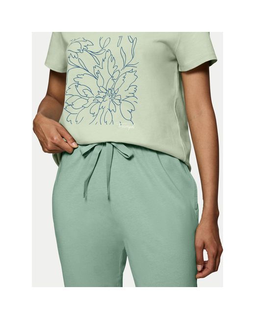 Triumph Green Pyjama Sets 10222617 Regular Fit