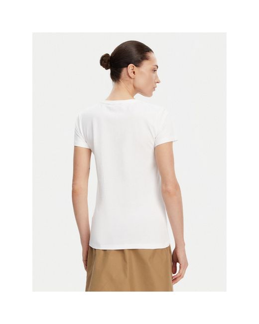 Barbour Brown T-Shirt Rowen Lts0668Wh11 Regular Fit