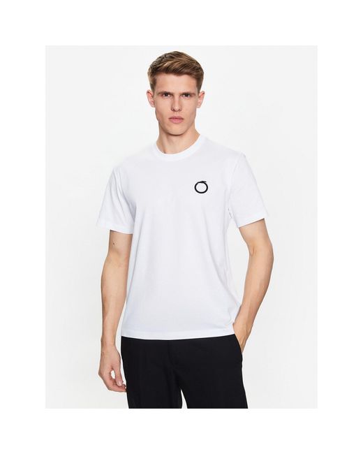 Trussardi T-Shirt 52T00723 Weiß Regular Fit in White für Herren