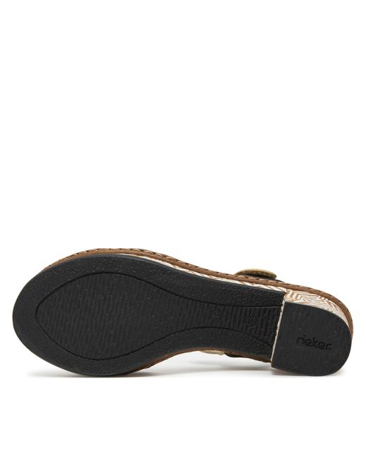 Rieker Metallic Sandalen 63876-90
