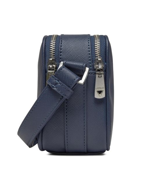 Guess Umhängetasche Certosa Saffiano Eco Mini Bags Hmecsa P3329 in Blue für Herren