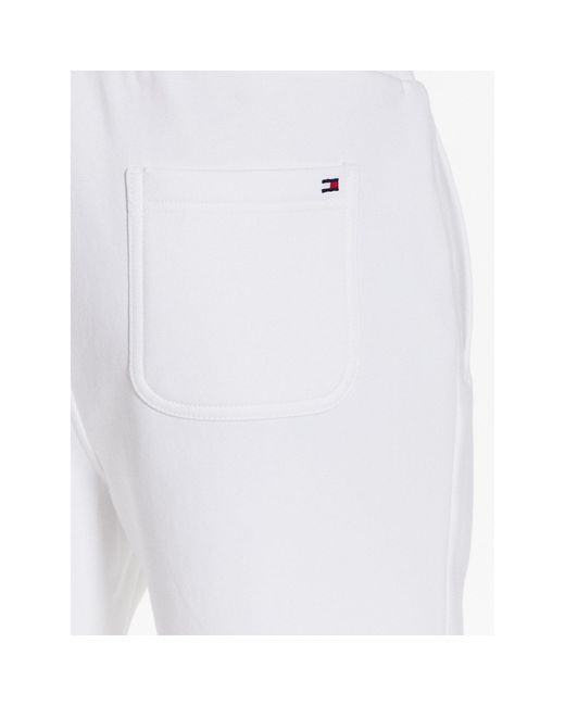 Tommy Hilfiger Sportshorts Logo Mw0Mw22198 Weiß Regular Fit in White für Herren