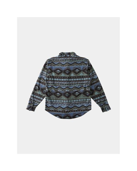 Billabong Übergangsjacke Furnace Flanell Abyft00101 Regular Fit in Blue für Herren