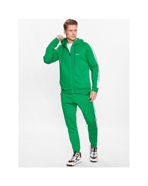 Boss Sweatshirt 50497185 Grün Regular Fit in Green für Herren