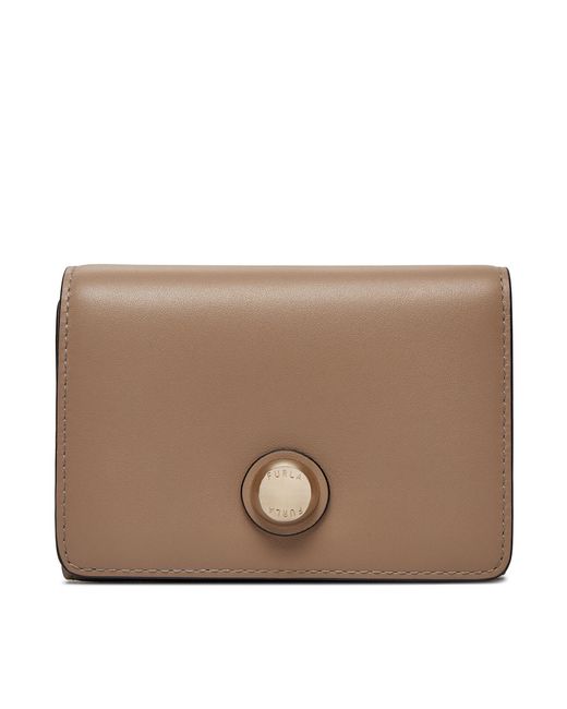 Furla Brown Kleine Damen Geldbörse Sfera M Compact Wallet Wp00442-Ax0733-1257S-1007