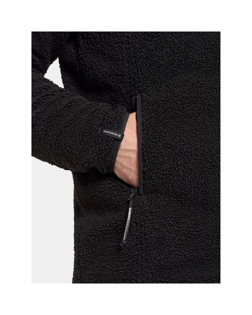 Didriksons Sweatshirt Bror Usx Fz 3 504860 Standard Fit in Black für Herren