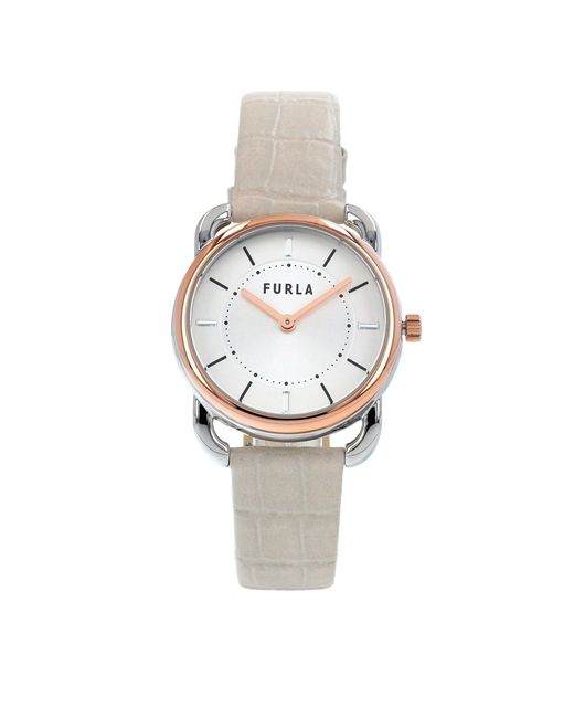 Furla Metallic Uhr New Sleek Ww00023-Bx0229-0761S-9-009-20-Cn-W