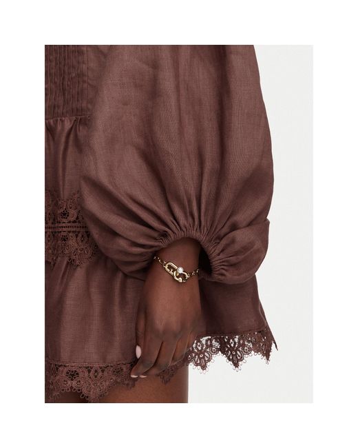 Bardot Brown Kleid Für Den Alltag Antonia 59849Db2 Relaxed Fit