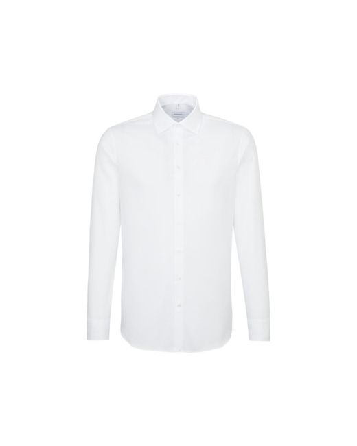 Seidensticker Hemd 01.693650 Weiß Slim Fit in White für Herren