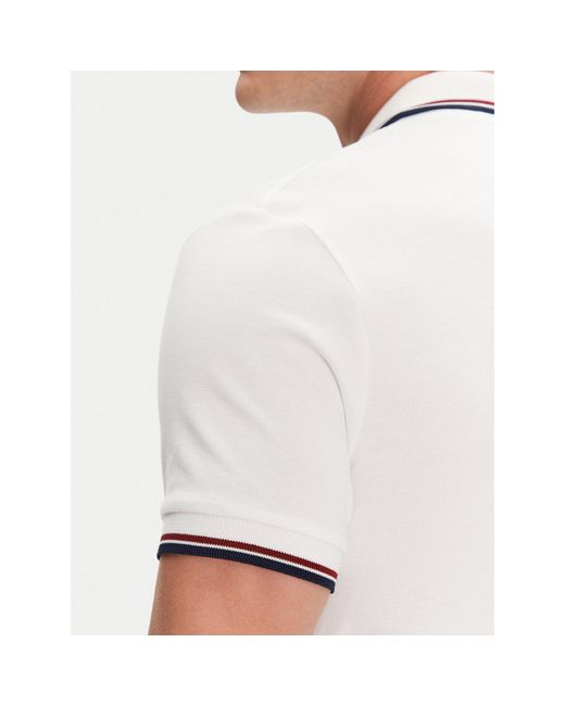 Save The Duck Poloshirt Dr0136M Bate20 Regular Fit in White für Herren