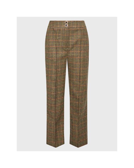 Ixiah Green Stoffhose X221-70117 Relaxed Fit