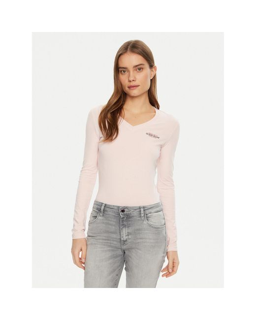 Guess Gray Bluse W4Yi21 J1314 Regular Fit