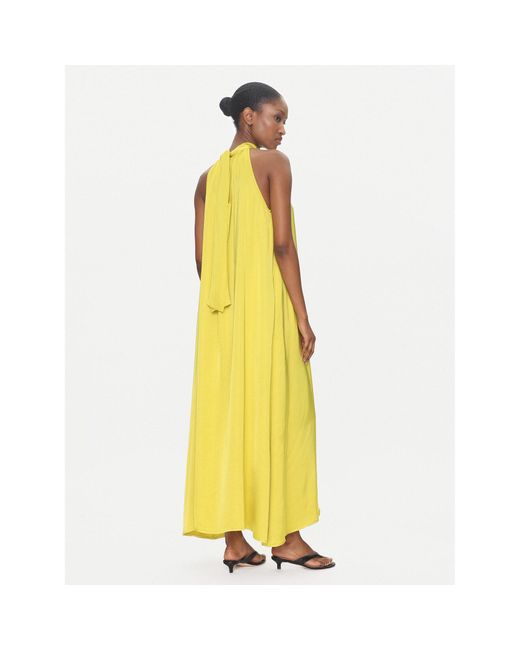 ViCOLO Yellow Coctailkleid Td0768 Regular Fit