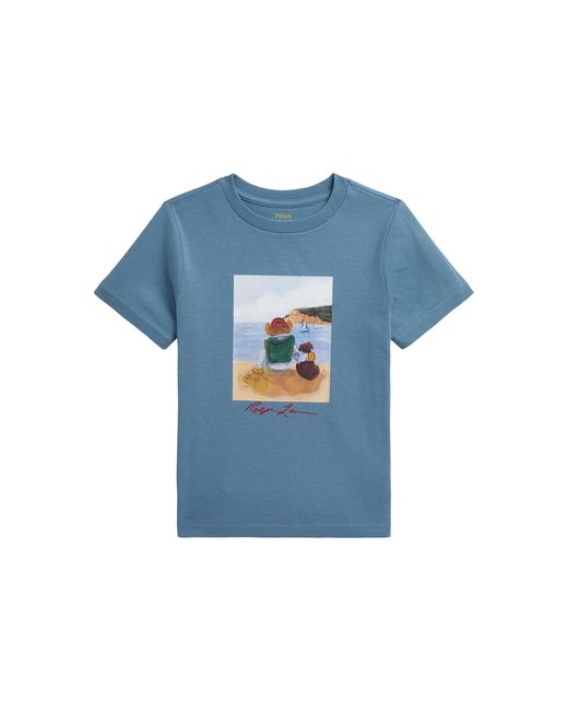 Polo Ralph Lauren T-Shirt 322A12424001 Regular Fit in Blue für Herren