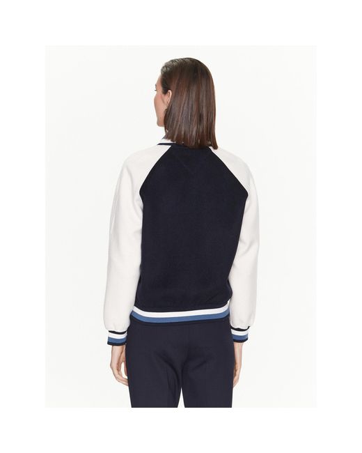 Tommy Hilfiger Blue Bomberjacke Varsity Ww0Ww38112 Regular Fit