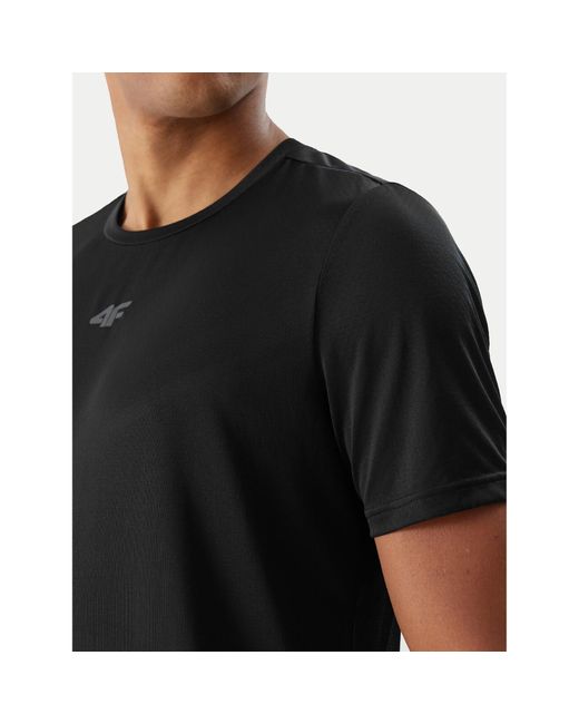 4F Technisches T-Shirt Wss24Tftsm697 Regular Fit in Black für Herren