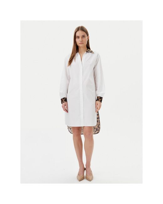 Lola Casademunt White Hemdkleid Ls2515040 Regular Fit