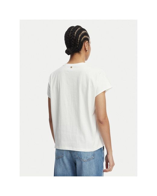 Lola Casademunt White T-Shirt Ms2615004 Regular Fit