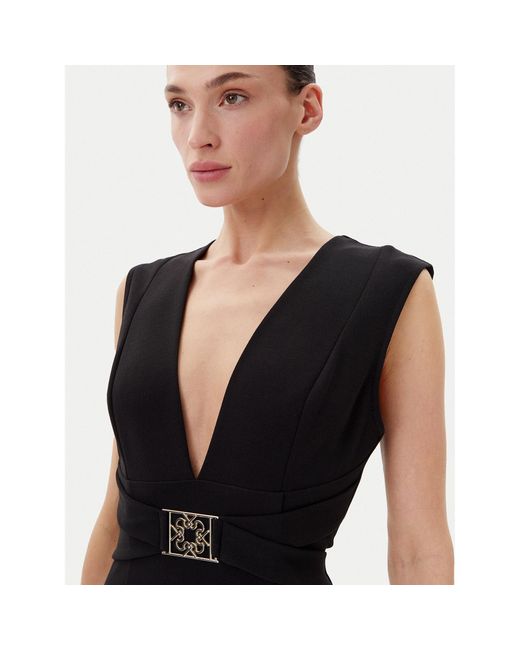 Rinascimento Black Coctailkleid Cfc0123769003 Regular Fit