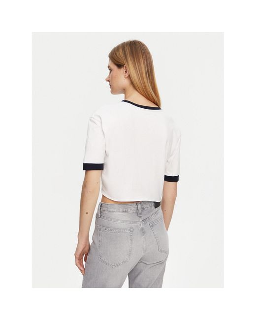 Guess White T-Shirt V5Gi05 I3Z14 Regular Fit